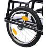 Bike Cargo Trailer, 110LBS Load Capacity Foldable Bicycle Trailer Cargo with Universal Hitch, Bicycle Wagon Trailer with 16" Wheels & Reflectors for Shopping Traveling and Carrying Stuff view 4