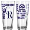 Boelter Brands MLB Spirit 16oz Pint Glass (Colorado Rockies) view 1