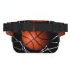 Basketball Square Double Layer Waist Bag Belt - Unisex Everywhere Fanny Pack Purse with Adjustable Strap, Running, Travel view 3