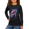 OZELANSAY Animal Print Outfits Sea Turtle Graphic Kids Long Sleeve Black Tshirts School Comfy Athletic Shirts Clothes for Kids 13-14 Years Old Teens Thin Winter Casual Crewneck Tops view 2