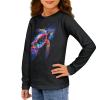 OZELANSAY Animal Print Outfits Sea Turtle Graphic Kids Long Sleeve Black Tshirts School Comfy Athletic Shirts Clothes for Kids 13-14 Years Old Teens Thin Winter Casual Crewneck Tops view 3