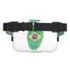 brazil Square Double Layer Waist Bag Belt - Unisex Everywhere Fanny Pack Purse with Adjustable Strap, Running, Travel view 3