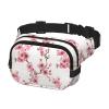 Cherry Blossom Square Double Layer Waist Bag Belt - Unisex Everywhere Fanny Pack Purse with Adjustable Strap, Running, Travel view 2