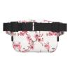 Cherry Blossom Square Double Layer Waist Bag Belt - Unisex Everywhere Fanny Pack Purse with Adjustable Strap, Running, Travel view 3