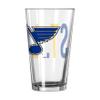 Logo Brands NHL 16oz Overtime Pint Glass (St Louis Blues) view 1