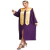 Aislor Women's Cassock Robe Church Robe Choir Christian Priest Long Robes Halloween Cosplay Costume Purple Large view 4