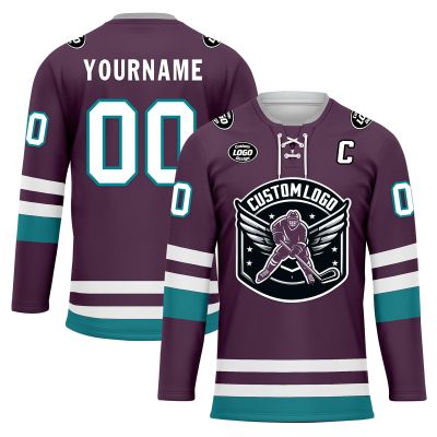 Onegam Custom Ice Hockey Jersey for Men Women Youth, Personalized Team Name Number Logo Practice Training Team Uniform