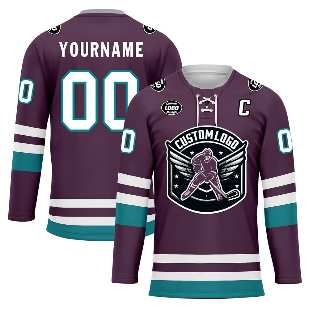 Onegam Custom Ice Hockey Jersey for Men Women Youth, Personalized Team Name Number Logo Practice Training Team Uniform