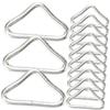 OHPHCALL 30pcs Trampoline Parts Triangle Buckles Rings Replaceable Trampoline Accessories for Bcan view 1