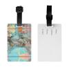 Cartoon World map Luggage Travel tag, Luggage tag, Sports Bag, Briefcase, Golf Bag Privacy tag, Children's School Bag, Bag, view 2