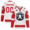 Onegam Custom Ice & Field Hockey Jersey for Men Women Youth, Personalized Practice Training Team Uniform Sports Outfit White Red view 1