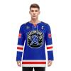 Onegam Custom Ice & Field Hockey Jersey for Men Women Youth, Personalized Practice Training Team Uniform Sports Outfit Blue Red view 2