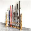 CTXDLK Vertical Display Katana Holder, Floor Standing Display Weapon Racks, Wooden Martial Arts Sword Stand, Sword Hangers for Storing Various Swords and Long Weapons (Yellow 7) view 2