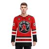 Onegam Custom Ice & Field Hockey Jersey for Men Women Youth, Personalized Practice Training Team Uniform Sports Outfit Red Black view 2