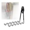 KIYILIHI Tennis Racket Storage Rack, Can Hold 6 Racket Wall-Mounted Badminton Racket Holder Bearing 25kg,for Tennis Rackets Badminton Rackets(No Badminton Racket Included)(Color 1) view 1