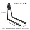 KIYILIHI Tennis Racket Storage Rack, Can Hold 6 Racket Wall-Mounted Badminton Racket Holder Bearing 25kg,for Tennis Rackets Badminton Rackets(No Badminton Racket Included)(Color 1) view 2