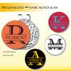 LalatiFy Custom Name Golf Ball Markers Magnetic with Hat Clip - Personalized Initial Monogram Golf Ball Markers Men Women Golfing Golfer Accessories Gift for Father Mother view 2