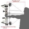 ZSHJGJR Compound Bow Set, Draw Weight 35-70lbs Adjustable,Hunting&Targeting,Compound Bow and Arrow Set,Draw Length 16-30",up to IBO 320FPS,Package with Archery Hunting Accessories (Forest Camo) view 2