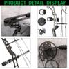 ZSHJGJR Compound Bow Set, Draw Weight 35-70lbs Adjustable,Hunting&Targeting,Compound Bow and Arrow Set,Draw Length 16-30",up to IBO 320FPS,Package with Archery Hunting Accessories (Forest Camo) view 3