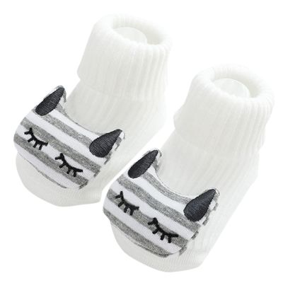 Baby Socks Shoes Non Slip Warm Christmas Socks Infant Boys Girls Thick Winter Socks New Year Floor Cozy Ankle Socks (B, S Infant)