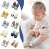 Baby Socks Shoes Non Slip Warm Christmas Socks Infant Boys Girls Thick Winter Socks New Year Floor Cozy Ankle Socks (B, S Infant) view 4