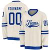 Personalized Hockey Jersey, Hockey Jerseys for Men, Hockey Jersey Youth, Custom Hockey Jersey, Hockey Jersey, Custom Cream Royal Hockey Jersey, Green Hockey Jersey, Black Hockey Jersey view 1