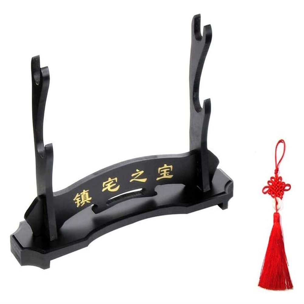 CTXDLK Sword Holder Sword Stand Holder Samurai Sword Rack Bracket for Japanese Katana Sword Stand (Black 2floor)