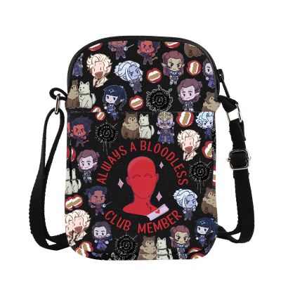 BG3 Game Inspired Crossbody Bag Bloodless Astarion Gift Vampire Gift High Elf Gaming Alway A Bloodless Club Member Bag (BloodlessCrossBlk)