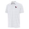 Antigua Men's White Houston Texans Tunnel Polo view 1