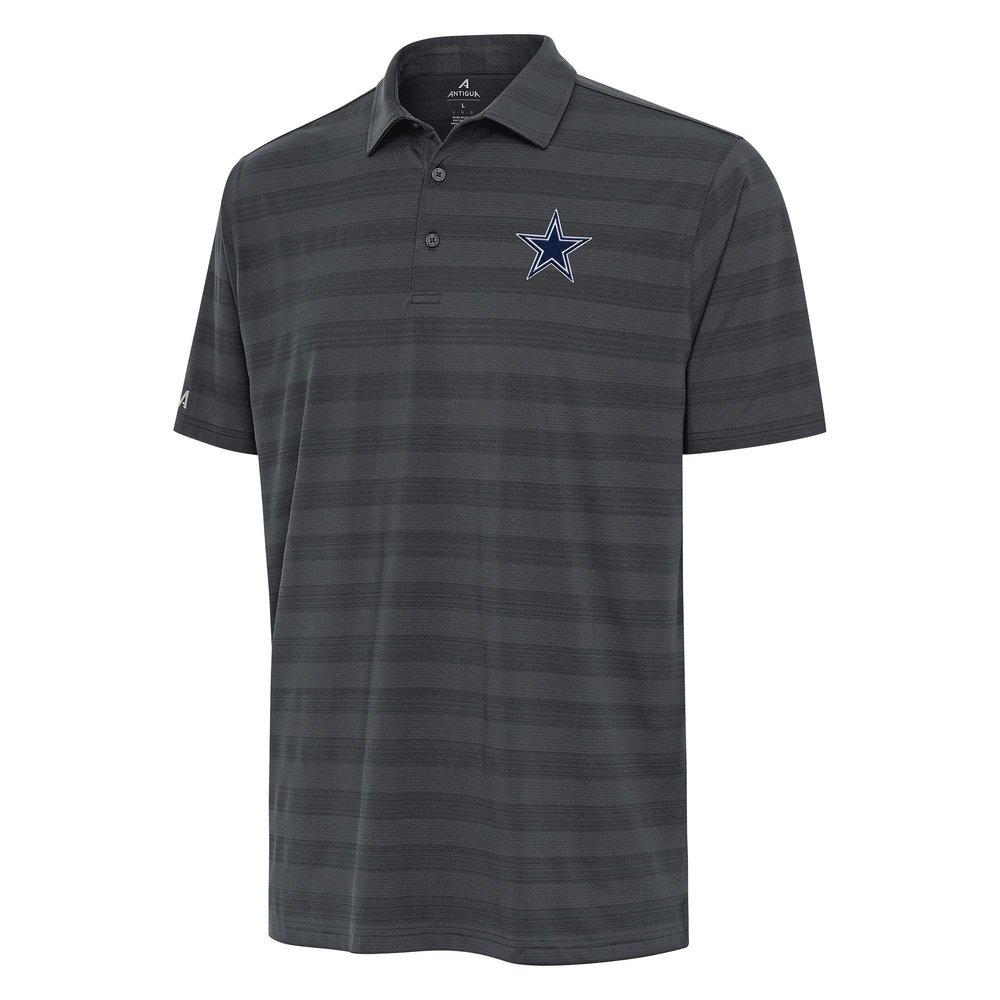 Antigua Men's Pewter Dallas Cowboys Tunnel Polo