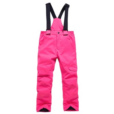 2T Snow Pants Toddler Snow Pants Baby Boy Girl Winter Clothes Down Puffer Coat Windproof Winter Snow Ski Bib Overalls Snowsuit (Pink, 4-5 Years)