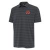 Antigua Men's Pewter Cincinnati Bengals Tunnel Polo view 1