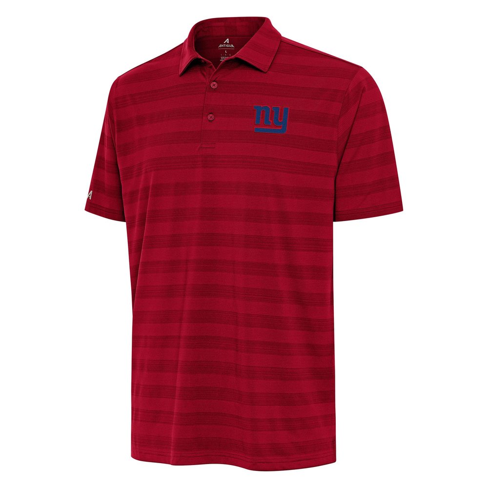 Antigua Men's Red New York Giants Tunnel Polo