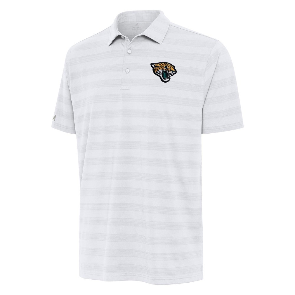 Antigua Men's White Jacksonville Jaguars Tunnel Polo