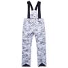 4T Snow Pants Toddler Snow Pants Baby Boy Girl Winter Clothes Down Puffer Coat Waterproof Warm Snow Ski Bib Overalls Snowsuit (Silver, 7-8 Years) view 1