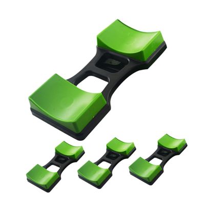 FOYTOKI 4pcs Compact Dumbbell Storage Rack Sturdy Home Gym Organizer for Weight Equipment Space-saving Design Simple Assembly Secure and Stable Barbell Holder for Spaces
