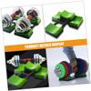 FOYTOKI 4pcs Compact Dumbbell Storage Rack Sturdy Home Gym Organizer for Weight Equipment Space-saving Design Simple Assembly Secure and Stable Barbell Holder for Spaces view 3