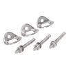 Rock Climbing Stainless Steel Bolt Hanger Set Anchor for Belay Rigging Device Mountaineering Exploration view 1
