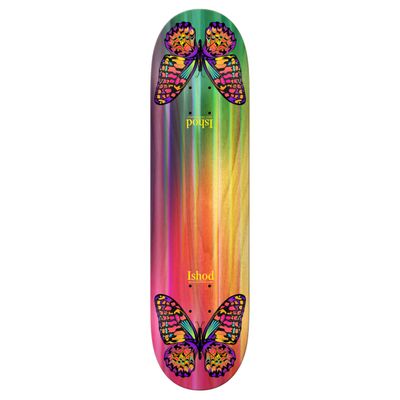 Ishod Wair Pro Deck: Rainbow Monarch Twin Tail 8.5" by REAL
