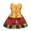 INDIA MADE Girls Traditional Lehenga Choli RATHI CHILD PATTU(AMFRPSTGM)-5799 view 4