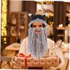 LIFKOME 2pcs Viking Hat Beard Unique Knitting Cap for Cosplay Outdoor Gatherings and Parties Stylish Horned Design for Men and Women view 4