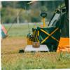 FOYTOKI Portable Collapsible Outdoor Table Lightweight Aluminum Mini Folding Table for Camping Picnics Beach and Hiking Heat-Resistant Surface Easy Setup for Outdoor Activities view 2