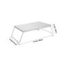 FOYTOKI Portable Collapsible Outdoor Table Lightweight Aluminum Mini Folding Table for Camping Picnics Beach and Hiking Heat-Resistant Surface Easy Setup for Outdoor Activities view 3