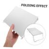 FOYTOKI Portable Collapsible Outdoor Table Lightweight Aluminum Mini Folding Table for Camping Picnics Beach and Hiking Heat-Resistant Surface Easy Setup for Outdoor Activities view 4