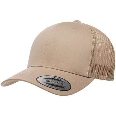 Yupoong Classics Retro Trucker Cap - Khaki - One Size