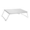 Anneome Portable Folding Camping Table Compact Aluminum Alloy Outdoor Mini Side Table for Beach Picnic Travel Heat-Resistant Easy Setup Lightweight Design