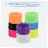 Parliky 8pcs Durable Silicone Racket Grip Bands for Tennis Badminton Sweat-Absorbing Overgrip Protector Rings Black White Yellow Orange Purple Green Blue for Enhanced Comfort view 3
