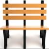 Frog Furnishings Comfort Park Avenue Tennis Court Bench, 6-Foot (Cedar) view 2