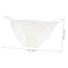 ADOCARN High Cut Seamless Bodysuit with Single Strap for Dance and Gymnastics Breathable Cotton Material Lowrise Design for Women for Yoga and Performance White view 2