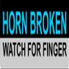 212 Main LPO881 Horn Broken Watch for Finger Photo License Plate view 1